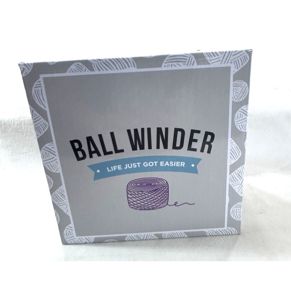 eBay Title: NEW IN BOX Knit Picks Ball Winder Hand Operated Adjustable Base Yarn